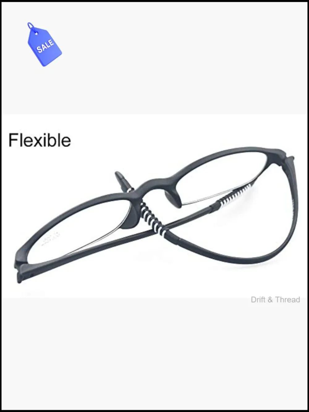 Lightweight TR90 Reading Glasses, Flexible Memory Plastic Readers for Men Women